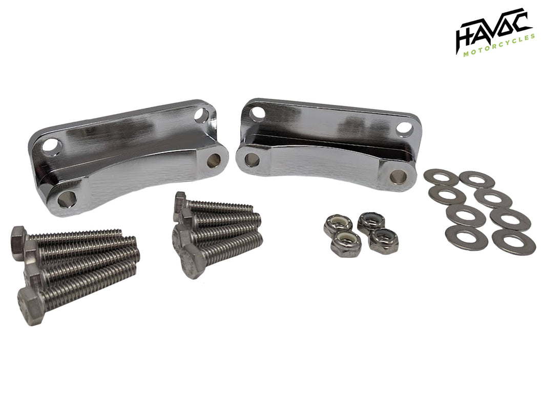 Havoc Motorcycles Fender Bracket FLH 1999-2013 Chrome