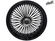 Load image into Gallery viewer, Fat Spoke Wheel, 18x5.5 Dual Disc Front, Black and Chrome, for 2008-Present Touring Models without ABS
