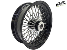 Load image into Gallery viewer, Fat Spoke Wheel, 18x5.5 Dual Disc Front, Black and Chrome, for 2000-2007 Touring Models
