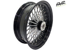 Load image into Gallery viewer, Fat Spoke Wheel, 18x5.5 Dual Disc Front, Black and Chrome, for 2000-2007 Touring Models
