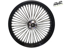 Load image into Gallery viewer, Fat Spoke Wheel, 21 x 3.5 Dual Disc Front, Black and Chrome, for 2000-2007 Touring Models
