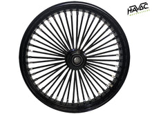 Load image into Gallery viewer, Fat Spoke Wheel, 21 x 3.5 Single Disc Front, Black, FLST (S/C/N, F), Slim, Heritage, Deluxe, Fatboy 2007-2017 with ABS
