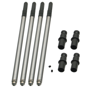 Adjustable Pushrod Kit For 1966-'84 HD® Big Twin With Solid Lifter Adapters, 5.405" Cylinder length