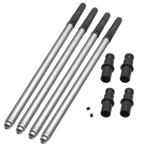 Adjustable Pushrod Kit For 1966-'84 HD® Big Twin With Solid Lifter Adapters, 5.630" Cylinder Length