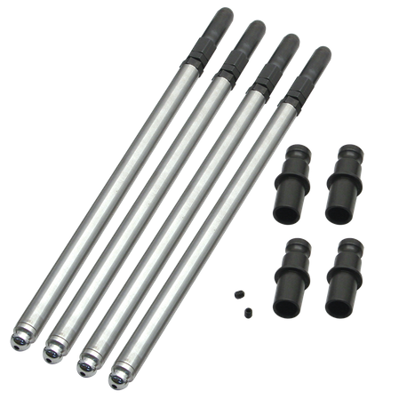 Adjustable Pushrod Kit For 1966-'84 HD® Big Twin With Solid Lifter Adapters, 5.630