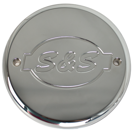 Chrome Billet S&S® Logo Cover for S&S® Air Cleaners For 2014-'16 Indian® Touring Models