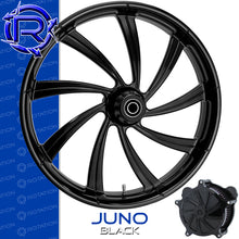 Load image into Gallery viewer, Rotation Juno Gloss Black Touring Wheel / Front
