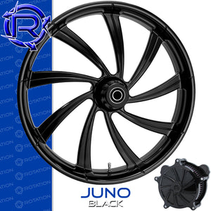 Rotation Juno Gloss Black Touring Wheel / Front