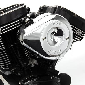 Stealth Air Cleaner Kit with Chrome Teardrop Cover for 2007-Up HD® XL Sportster® Models with Stock EFI