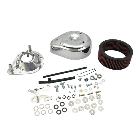 S&S® Teardrop Air Cleaner Kit For S&S® Super E & G Carburetors For 2004-'16 HD® Sportster® Models.