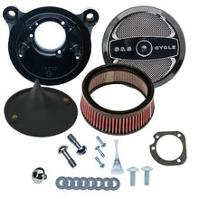 Load image into Gallery viewer, Stealth Air Cleaner Kit with Air 1 Cover for 2001-2015 fuel-injected Softail® models, 2004-2017 fuel-injected Dyna® models, and 2003-2007 fuel-injected Touring models
