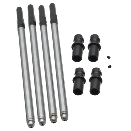 S&S® Adjustable Pushrod Kits For 1966-'84 HD® Big Twin With Solid Lifter Adapters