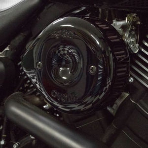 Stealth Air Cleaner Kit with Gloss Black Mini Teardrop Cover for 2014-Up HD® Street® XG500 and XG750 Models