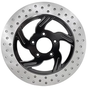 Replicator REP-03 (Aggressor) Black Wheel - 2D / Front in Canada at Havoc Motorcycles