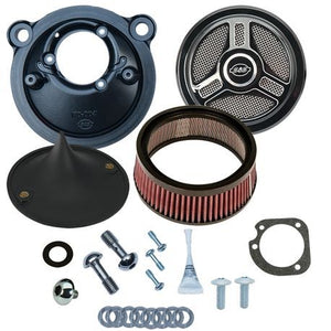 Stealth Air Cleaner Kit with Tri-Spoke Cover for 2007-Up HD® XL Sportster® Models with Stock EFI