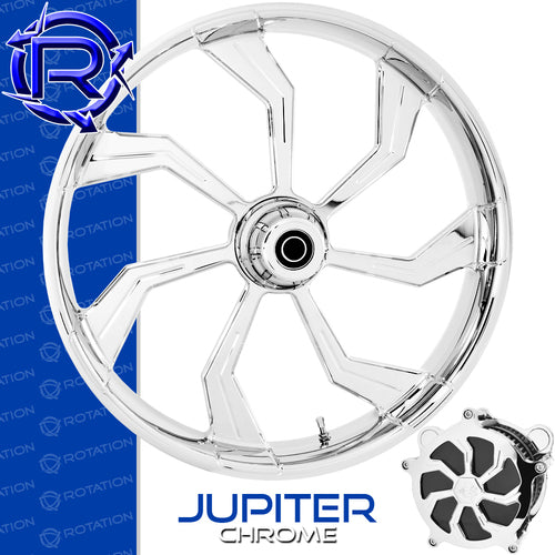 Rotation Jupiter Chrome Touring Wheel / Front