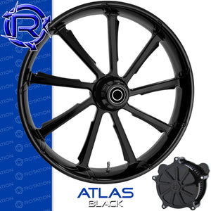 Rotation Atlas Gloss Black Touring Wheel / Rear