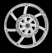 Load image into Gallery viewer, Replicator REP-05 (Agitator) Chrome Wheel - 2D / Rear in Canada at Havoc Motorcycles
