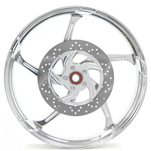 Load image into Gallery viewer, Replicator REP-03 (Aggressor) Chrome Wheel - 2D / Rear in Canada at Havoc Motorcycles
