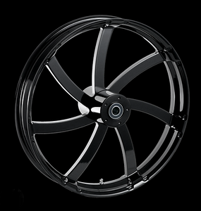 Replicator REP-05 (Agitator) Black Wheel - 2D / Front in Canada at Havoc Motorcycles