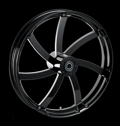 Replicator REP-05 (Agitator) Black Wheel - 2D / Front in Canada at Havoc Motorcycles