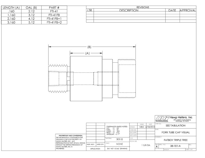 FORK TUBE EXTENSIONS