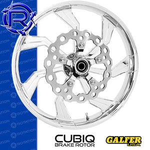 Rotation Jupiter Chrome Touring Wheel / Front