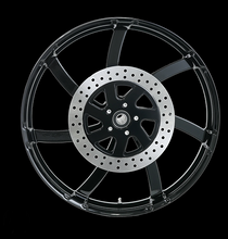 Load image into Gallery viewer, Replicator REP-05 (Agitator) Black Wheel - 2D / Front in Canada at Havoc Motorcycles
