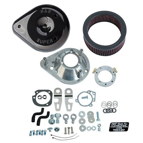 S&S® Teardrop Air Cleaner Kit for 2007-Up HD® XL Sportster® Models with Stock EFI - Gloss Black