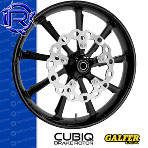 Rotation Atlas Gloss Black Touring Wheel / Rear