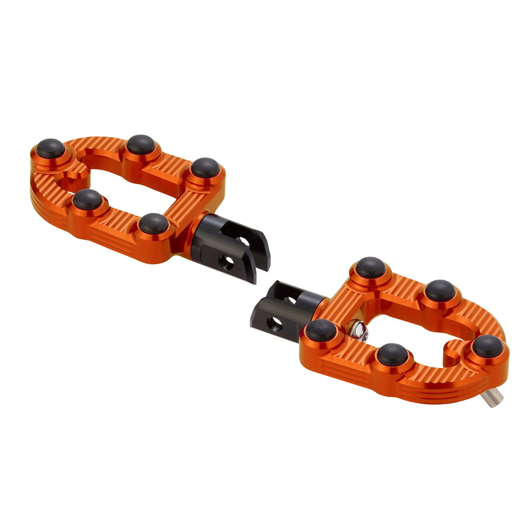 NESS-MX FOOTPEGS, ORANGE