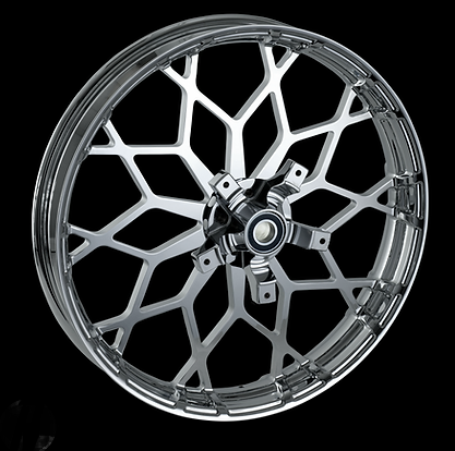 Replicator REP-04 (Prodigy) Chrome Wheel - 2D / Rear in Canada at Havoc Motorcycles