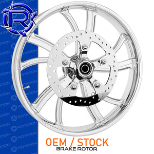 Rotation Saturn Chrome Touring Wheel / Rear