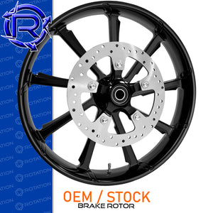 Rotation Atlas Gloss Black Touring Wheel / Rear