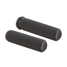 Load image into Gallery viewer, KNURLED GRIPS, BLACK
