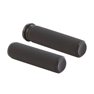 KNURLED GRIPS, BLACK