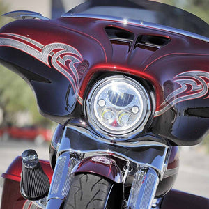 Bagger Nation Never Night 7" LED Headlight