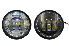 Load image into Gallery viewer, 4.5&quot; Black Driving Lights for Harley touring models
